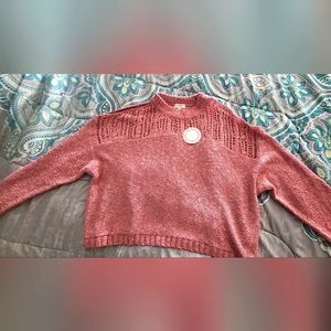 Rose pink Crochet top